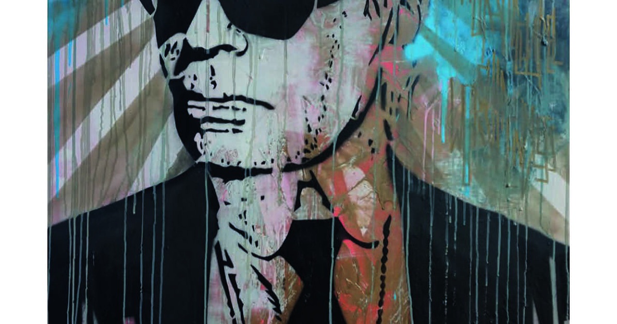 SHANE BOWDEN／Karl Lagerfeld in Pop-Art - 絵画+タペストリー